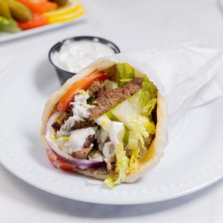 Lamb And Beef Gyro Sandwich