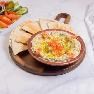 Baba Ghanoush With Bread