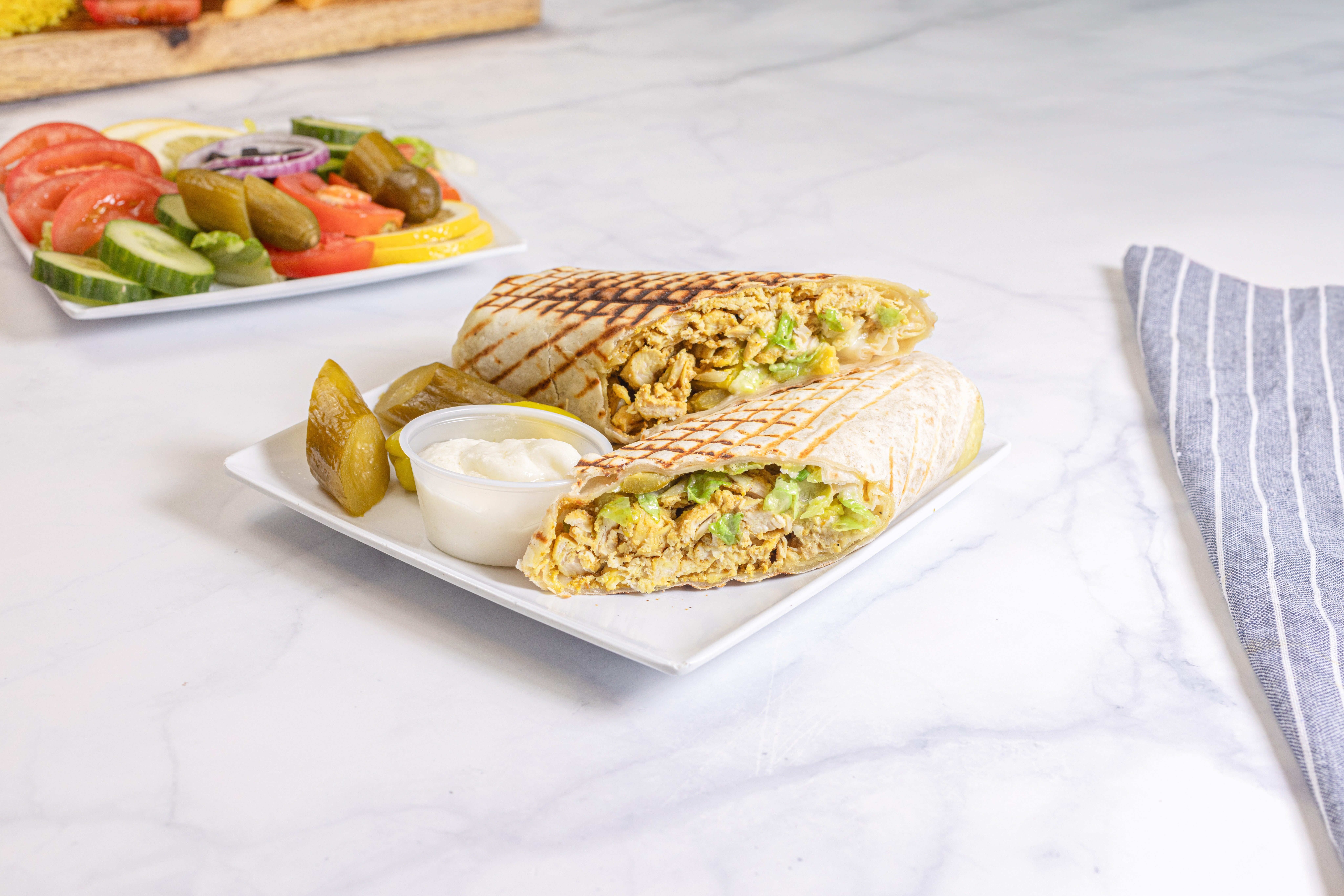 Chicken Shawarma Sandwich.