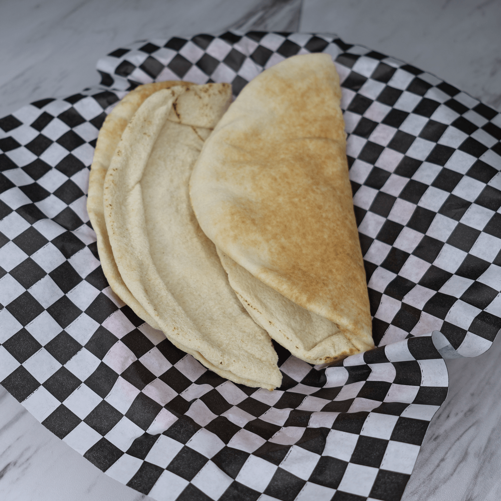 (2) Arabic Pita Bread.